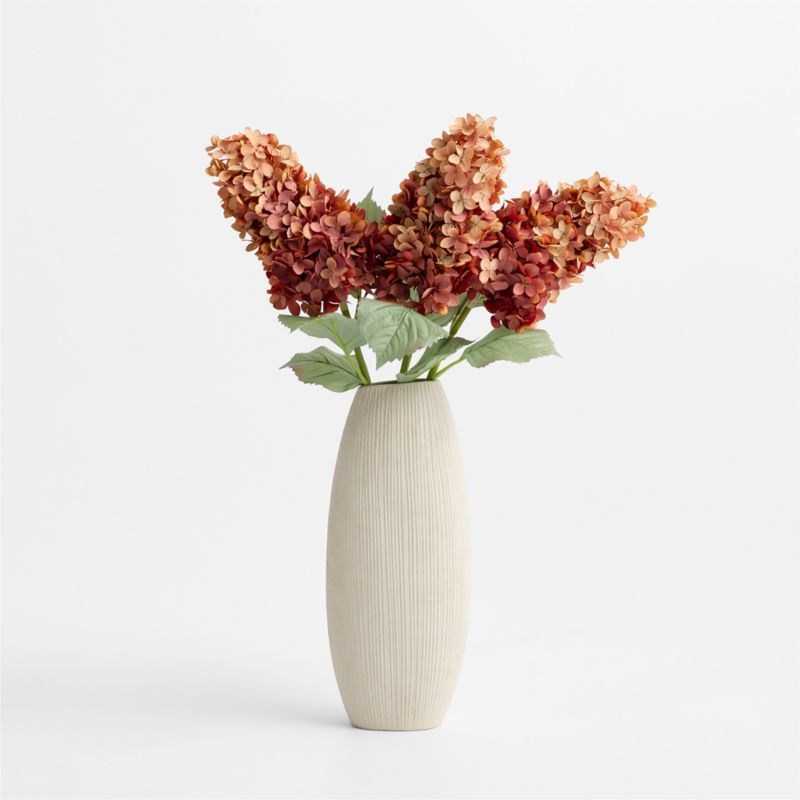 Faux Rust Oakleaf Hydrangea Stem 30 | Crate & Barrel
