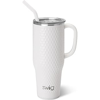 Swiglife 40oz Mega Mug, 40 oz Tumbler with Handle and Straw, Cup Holder Friendly, Dishwasher Safe... | Amazon (US)