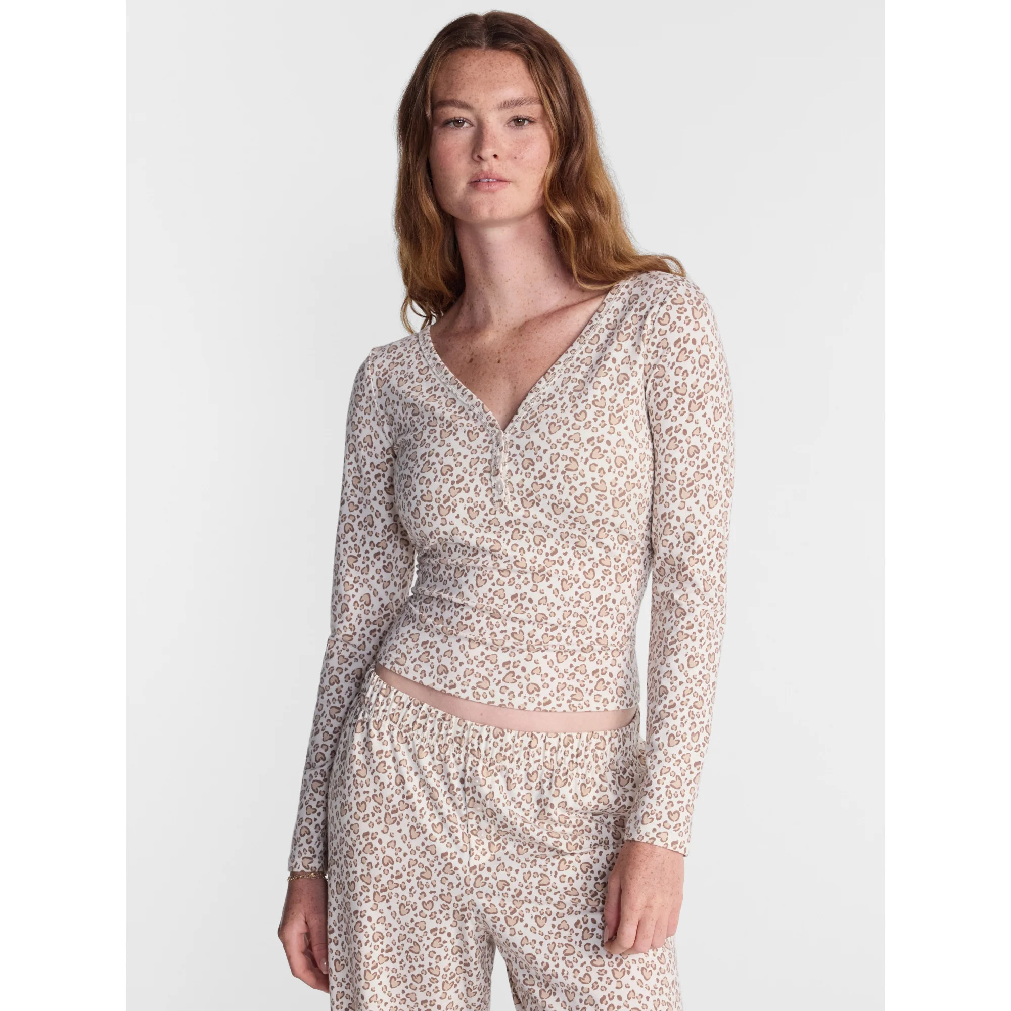 No Boundaries Cloud Core Henley Sleep Shirt  Women s XXS-3X | Walmart (US)