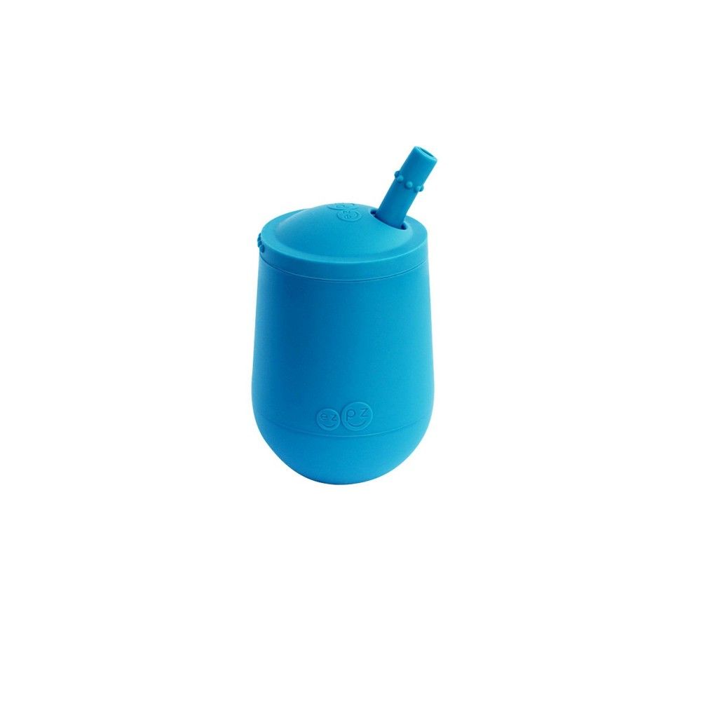 ezpz Mini Cup + Straw Training System - Blue - 4oz | Target