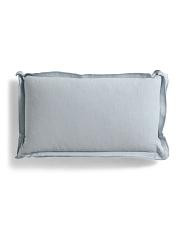 14x24 linen and cotton blend stone wash feather filled pillow lumbar | TJ Maxx