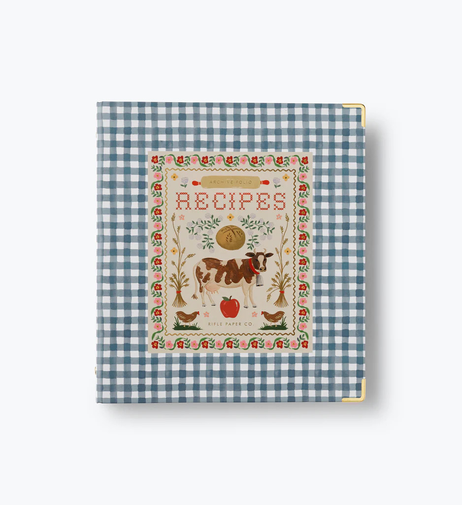 Recipe Binder - Home Sweet Home | Rifle Paper Co.