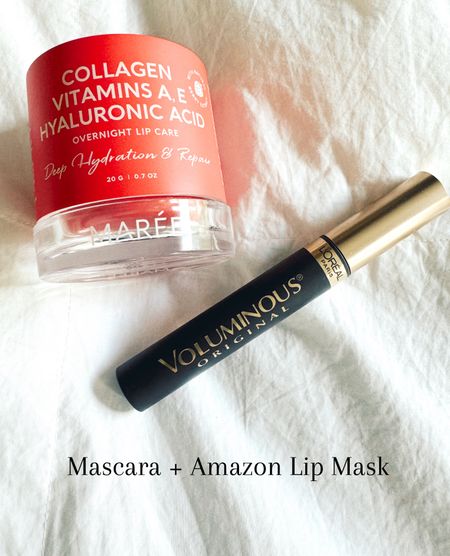 My mascara + viral Amazon Lip Mask! 
I have a code on stories today for the lip mask! 

Beauty. Mascara. Makeup. Lip mask. 


#LTKBeauty #LTKFindsUnder50 #LTKSaleAlert