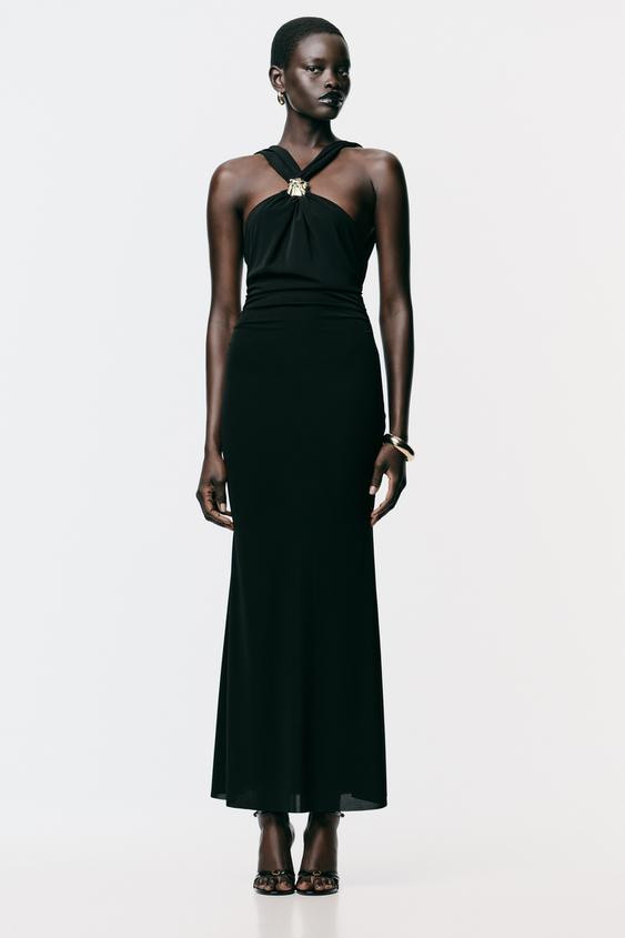 CROSSOVER DRESS WITH DETAIL | Zara UK