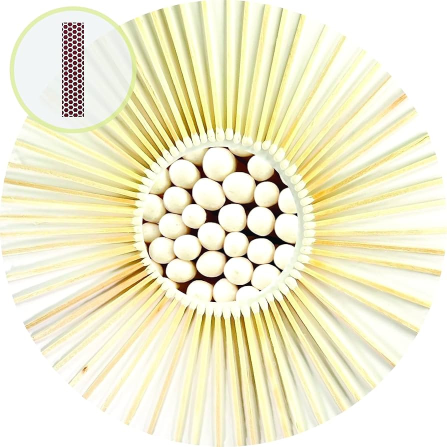 3" White Color Matches 500 Count - Plus 5 Free Strikers!!! - (3 inches Long) - Wholesale Bulk Saf... | Amazon (US)
