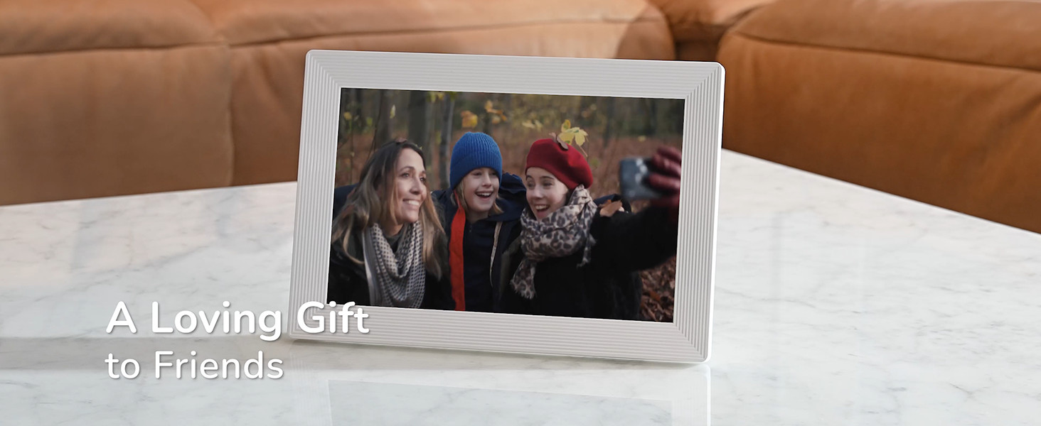 Frameo WiFi Digital Picture Frame, Birthday Gifts for Women, 10.1 Inch 1280 * 800IPS Touch Screen... | Amazon (US)