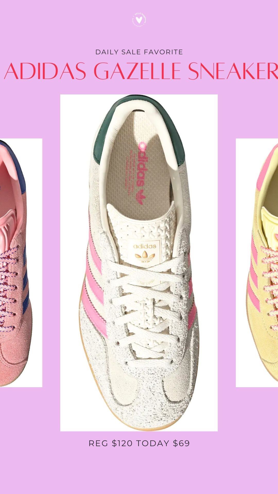daily sale fav | adidas gazelle sneakers 

#LTKSaleAlert