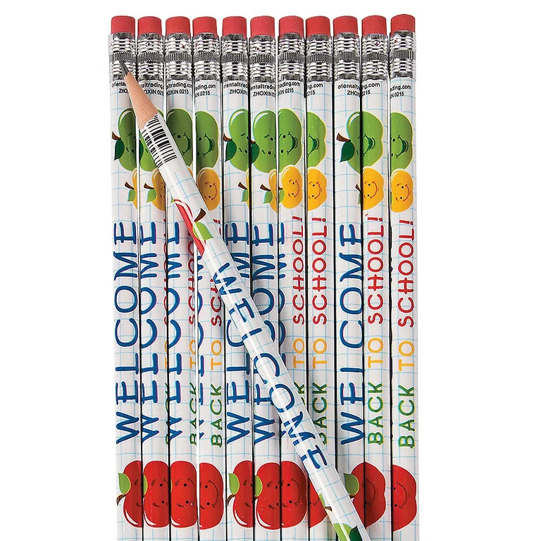 Welcome Back To School Pencils - Stationery - 24 Pieces | Walmart (US)