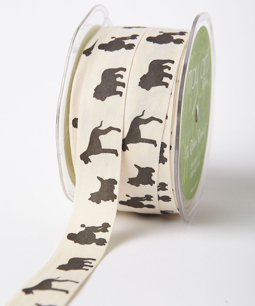 May Arts Ribbon Crafting Ribbon - Dogs Canvas Ribbon | Zulily