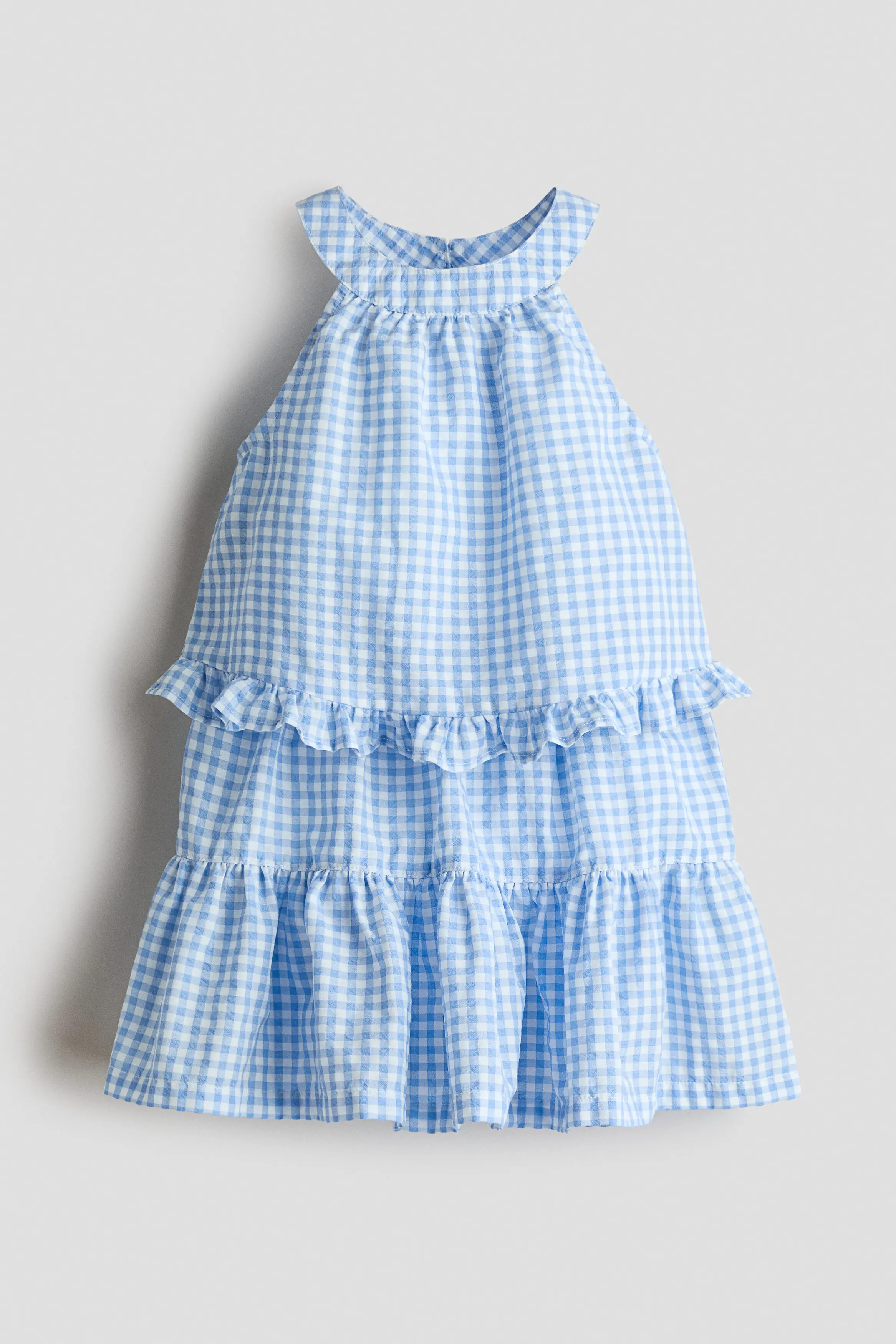 H&M 2-piece Top And Skirt Set in Blue/gingham at Nordstrom, Size 3T | Nordstrom