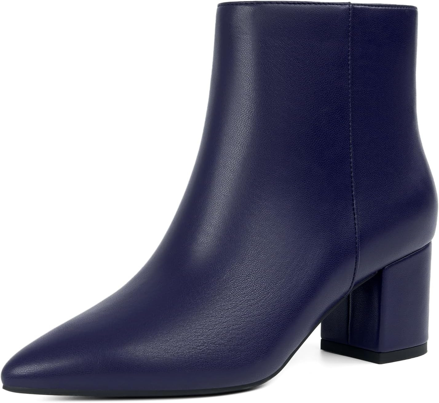 Ankle Boots for Women Pointed Toe Chunky Low Heel Short Boots | Amazon (US)