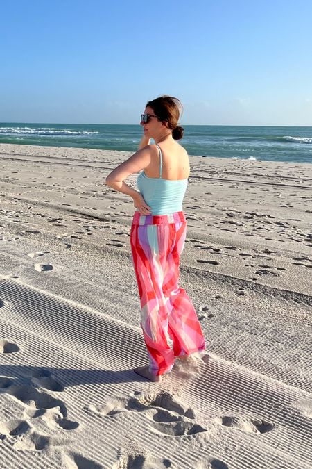 the Hermoza x pucci collab - love these bright colors for vacation! Swim coverup pants and flattering one piece bathing suit

#LTKSeasonal #LTKtravel #LTKswim