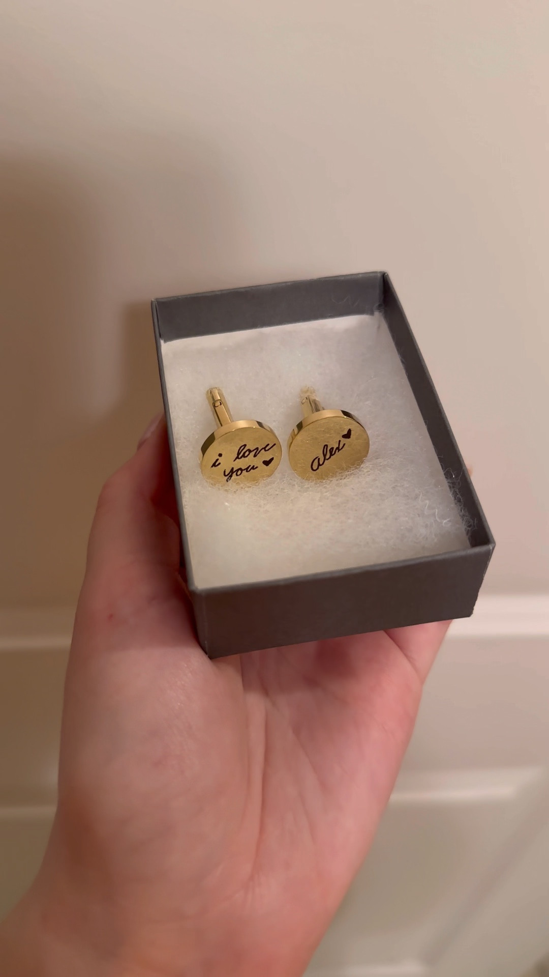 Obsessed with these custom personalized cufflinks with my handwriting on them. This is the perfect wedding day gift for my future husband 🤍

#LTKwedding #LTKFind #LTKunder100