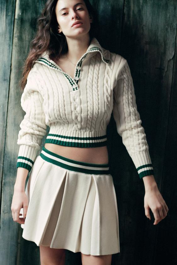 CABLE KNIT SWEATER | Zara US