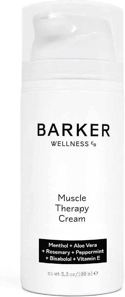 Barker Wellness Muscle Therapy Cream｜Sooth Joint and Muscle Pain, Natural Relaxation with Added... | Amazon (US)
