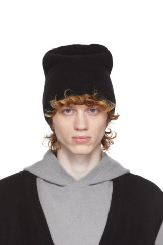 Black Cashmere Beanie | SSENSE
