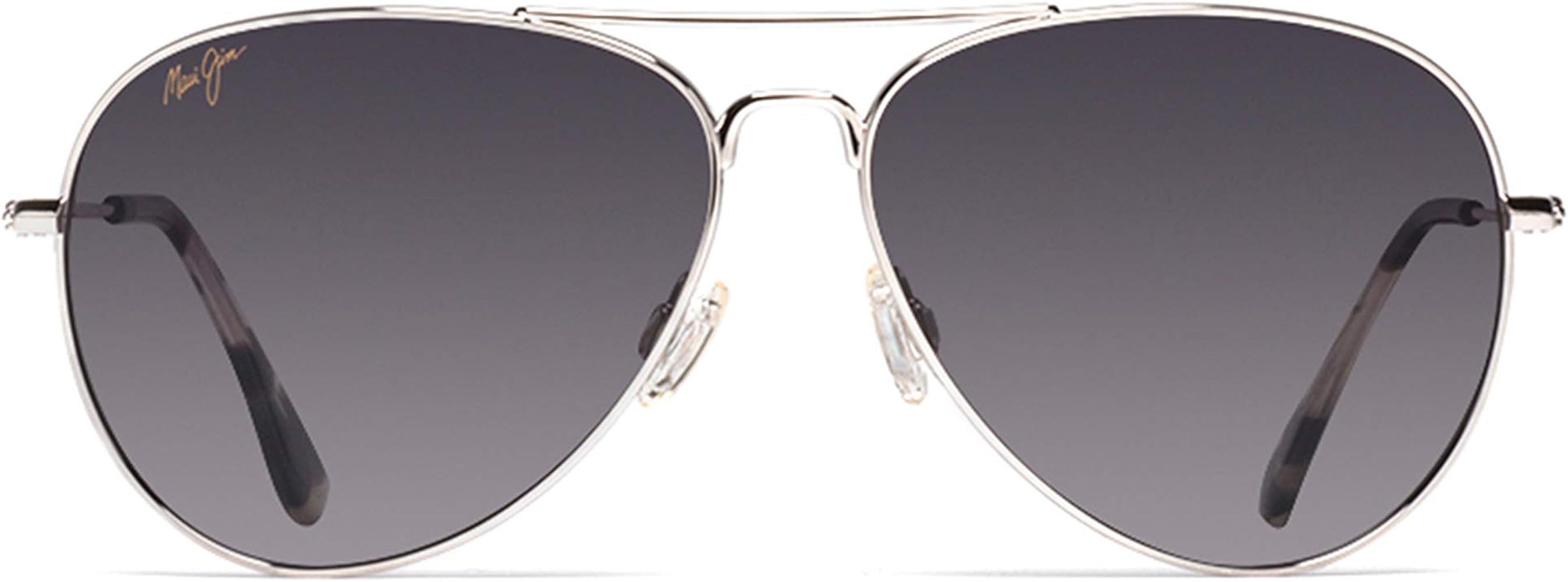 Maui Jim Men's and Women's Mavericks Polarized Aviator Sunglasses | Amazon (US)