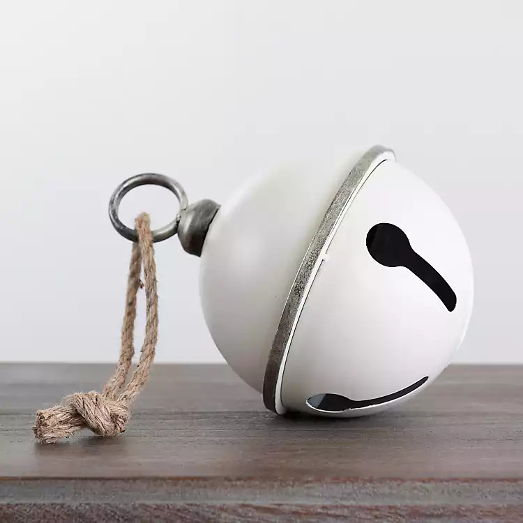 Cream Metal Bell, 9 in. | Kirkland's Home