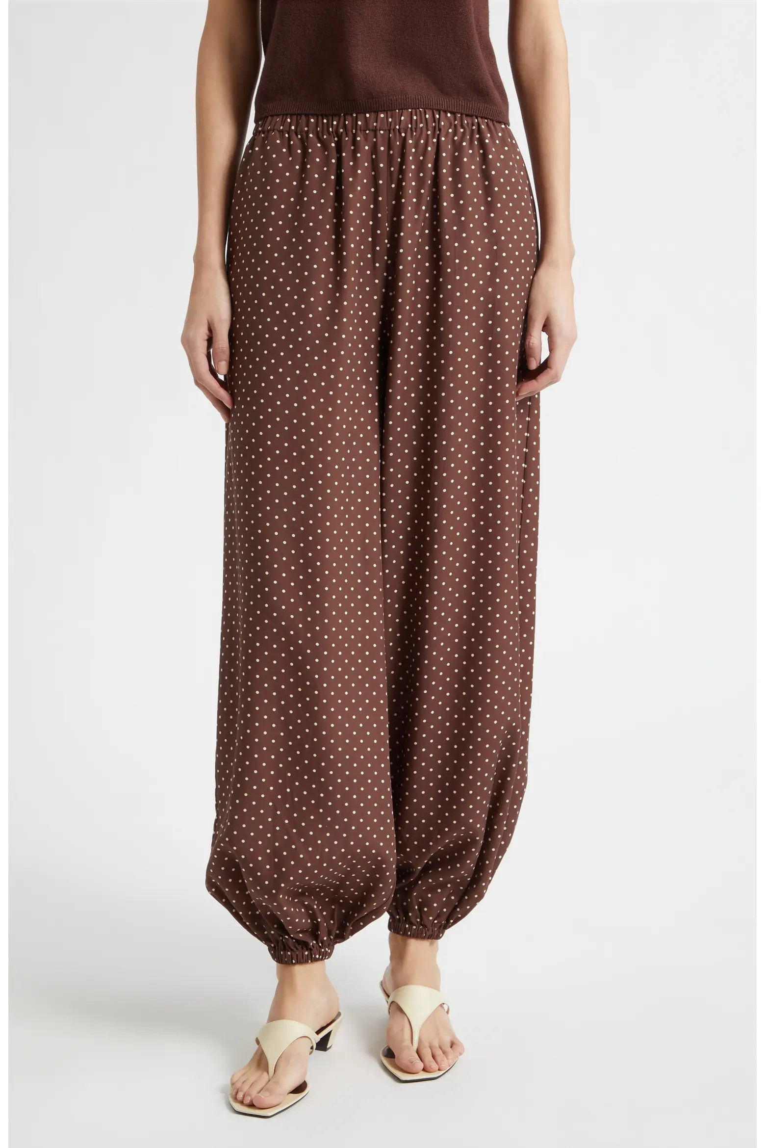POSSE Evie Polka Dot Mid Rise Balloon Pants (Women) | Nordstrom | Nordstrom