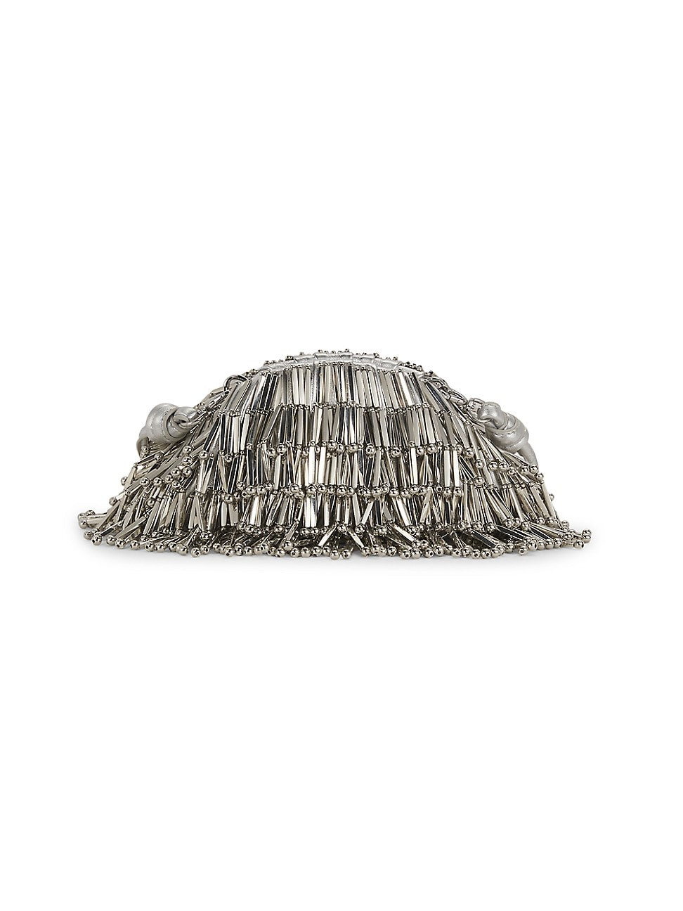 Women's Jaala Nano Fringe Leather Crossbody Bag - Shiny Silver | Saks Fifth Avenue
