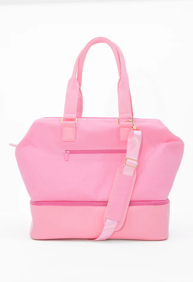 Bubblegum Pink Weekender Bag | Pink Lily