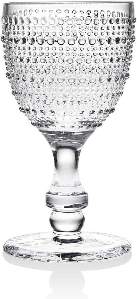 Godinger Wine Glasses Goblets, Beverage Stemmed Glass Cups - Lumina, 9oz, Set of 4 | Amazon (US)