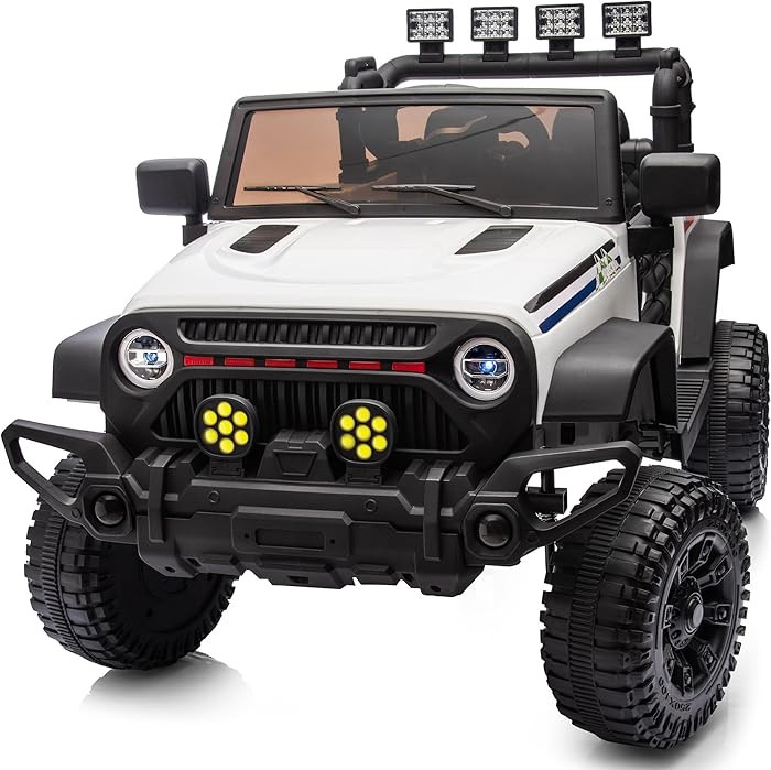 24V Kids Ride on Toy, Kids Electric Vehicles Car Ride on Car Truck for Toddlers 3-5 with Remote C... | Amazon (US)