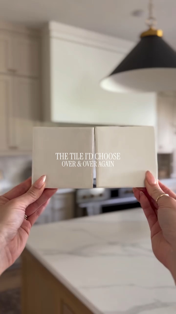 if I had to design my kitchen all over again… I wouldn’t change a thing 🤍 

this zellige gesso backsplash in 4x4 is still the one detail I’d choose every single time 

it’s the texture, the variation, the way it catches the light… 
it’s what makes everything feel a little more custom, a little more intentional

#backsplash #zelligetile #timelesskitchen

#LTKHome #LTKSaleAlert