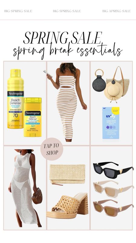 Amazon finds, spring break essentials, sunscreen, Amazon big spring sale, vacation outfit, Amazon swimsuit, Amazon coverup, platform sandals 

#LTKtravel #LTKstyletip #LTKfindsunder100