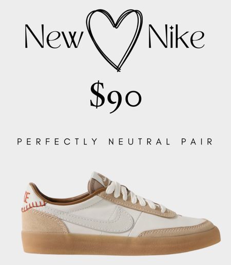 Perfectly neutral and fully stocked  Nike sneakers! 