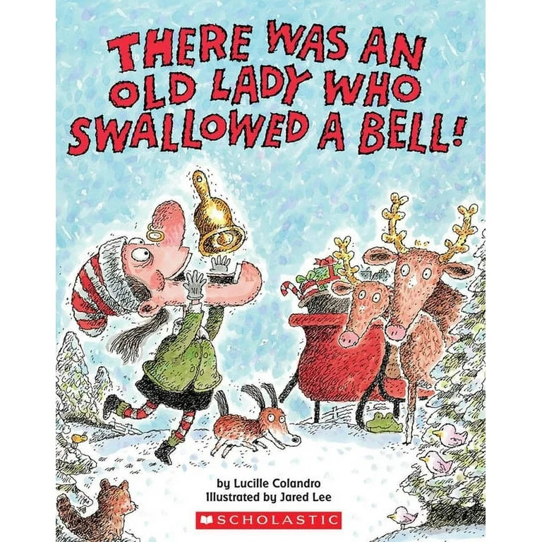 There Was an Old Lady Who Swallowed a Bell! (Paperback) | Walmart (US)