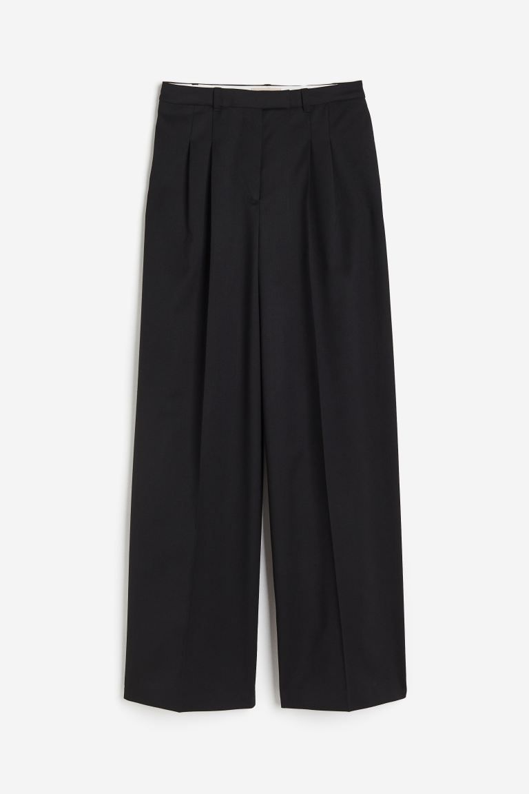 Wide wool trousers | H&M (UK, MY, IN, SG, PH, TW, HK)