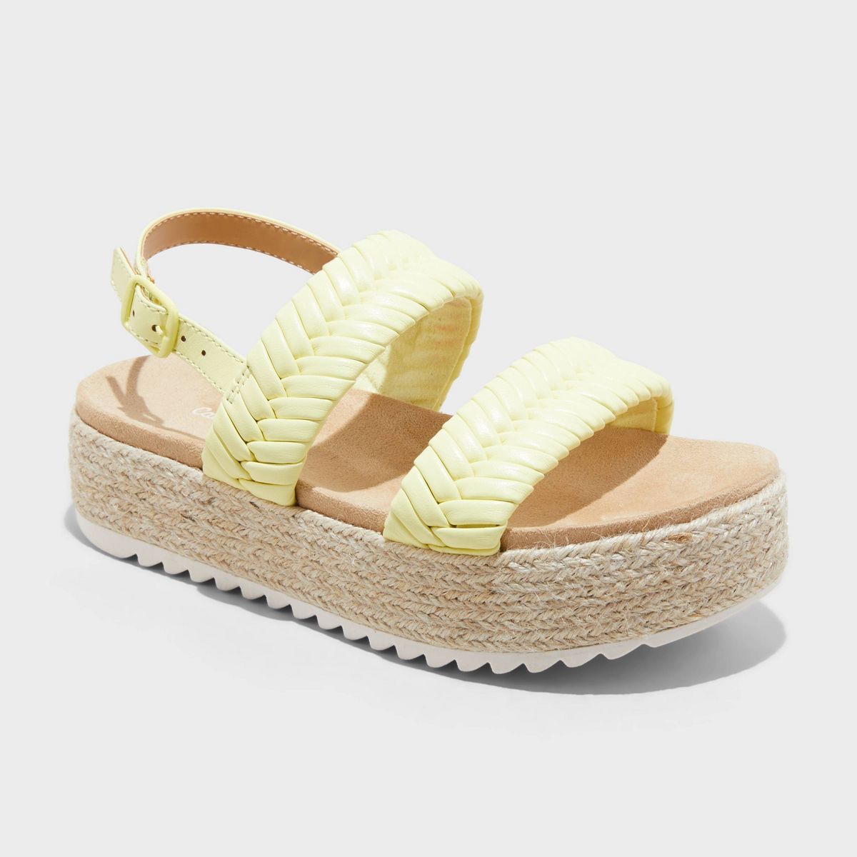 Kids' MaCenna Espadrille Platform Sandals - Cat & Jack™ Yellow | Target