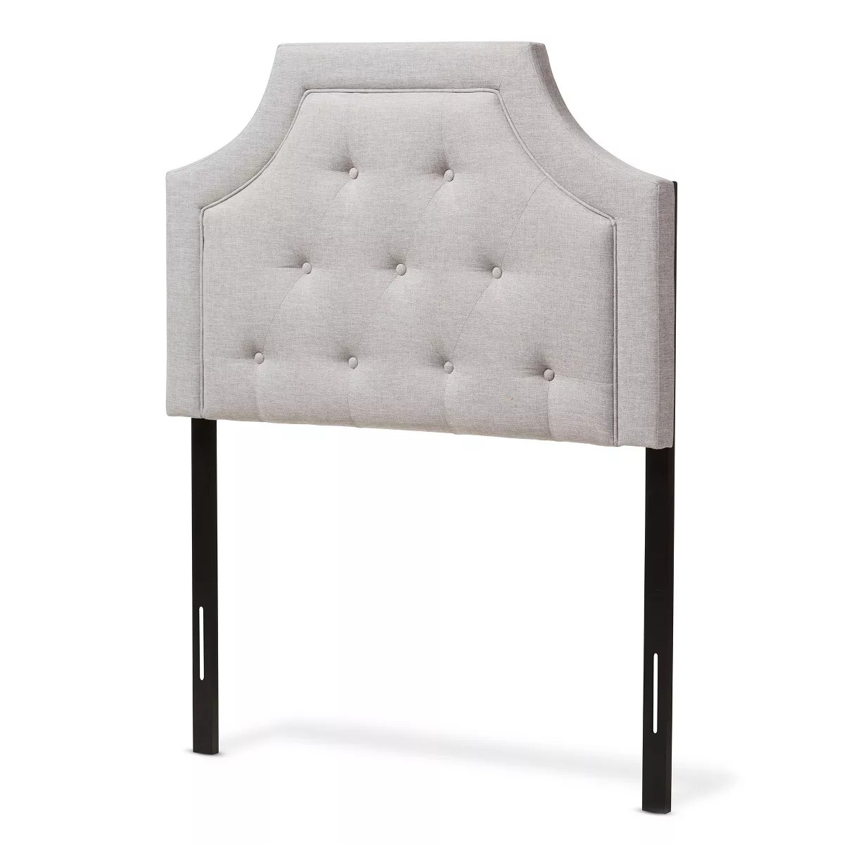 Mars Modern And Contemporary Fabric Headboard Gray - Baxton Studio | Target