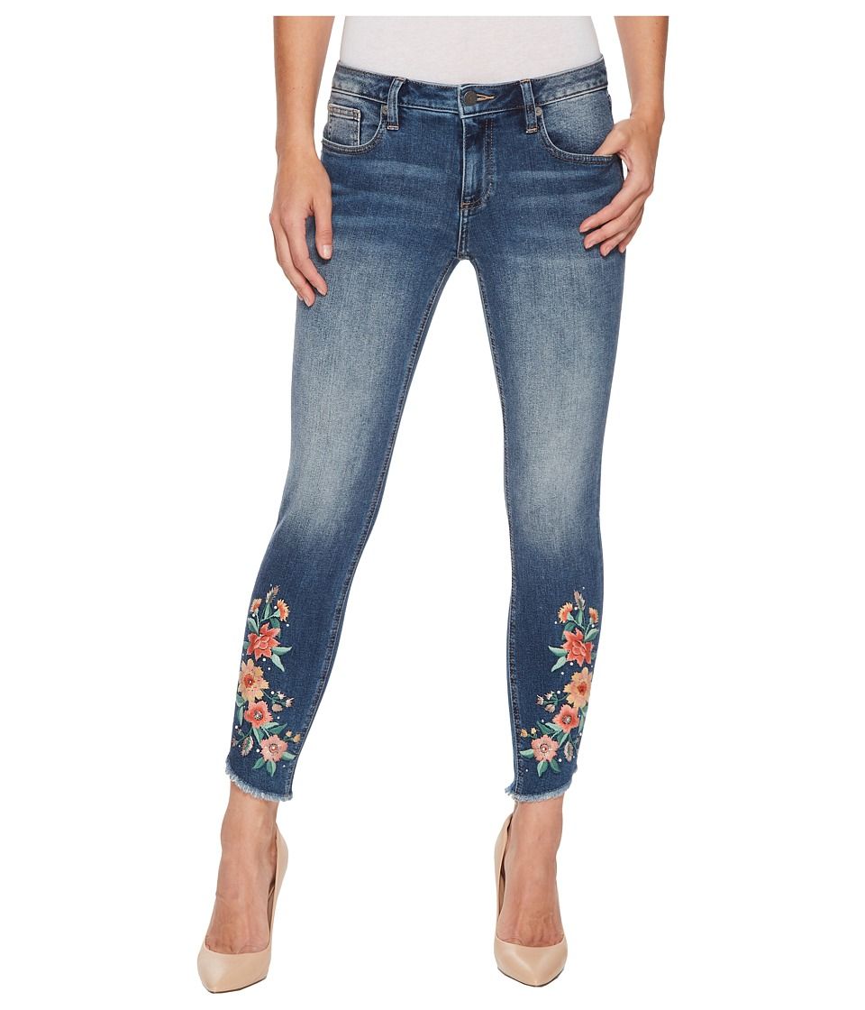 Miss Me - Ankle Skinny Jeans in Medium Dark (Medium Dark) Women's Jeans | Zappos