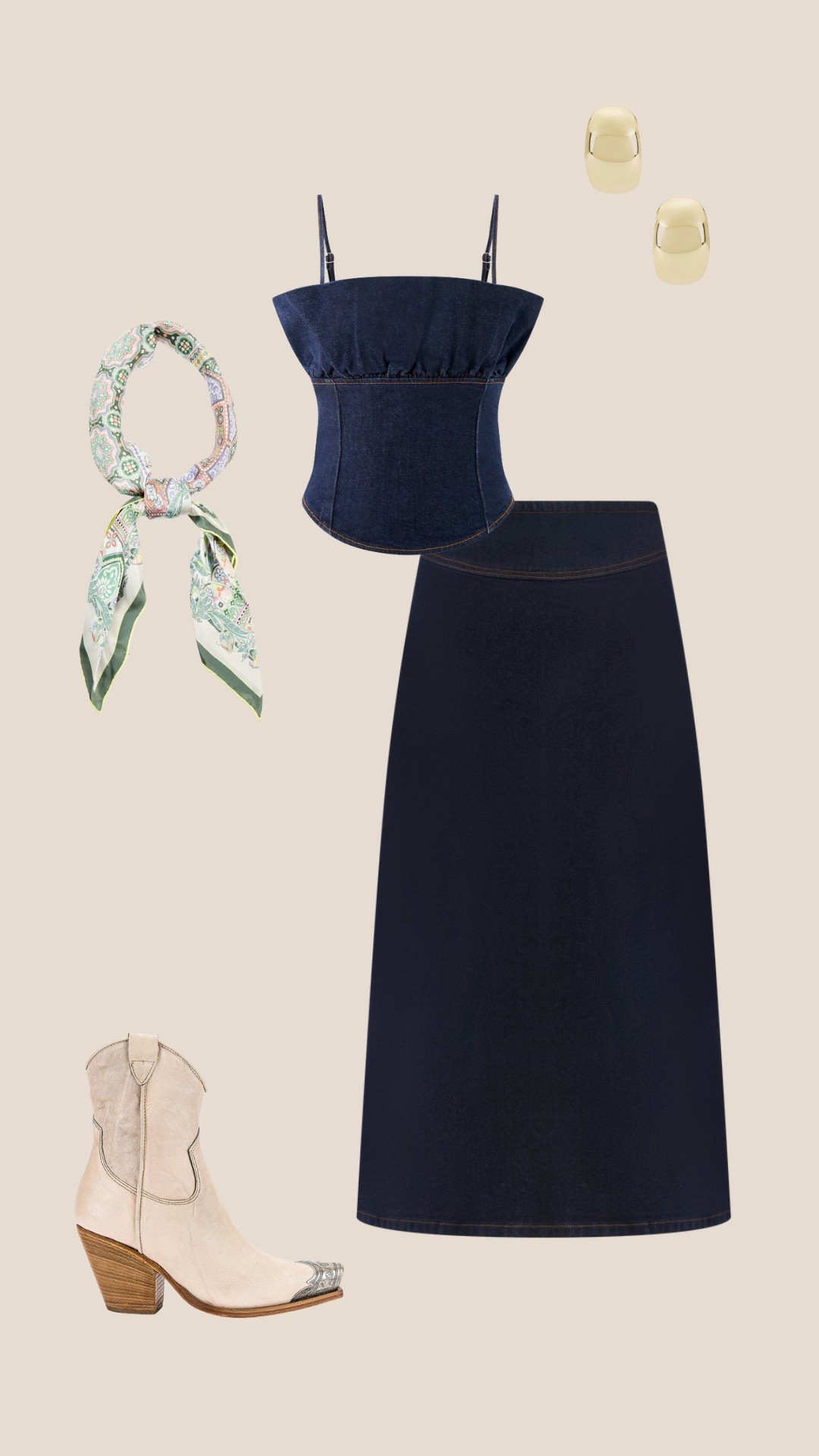 Denim skirt set concert outfit !! 
Bandanna is from Boot Barn 

#LTKFestival #LTKSeasonal #LTKStyleTip
