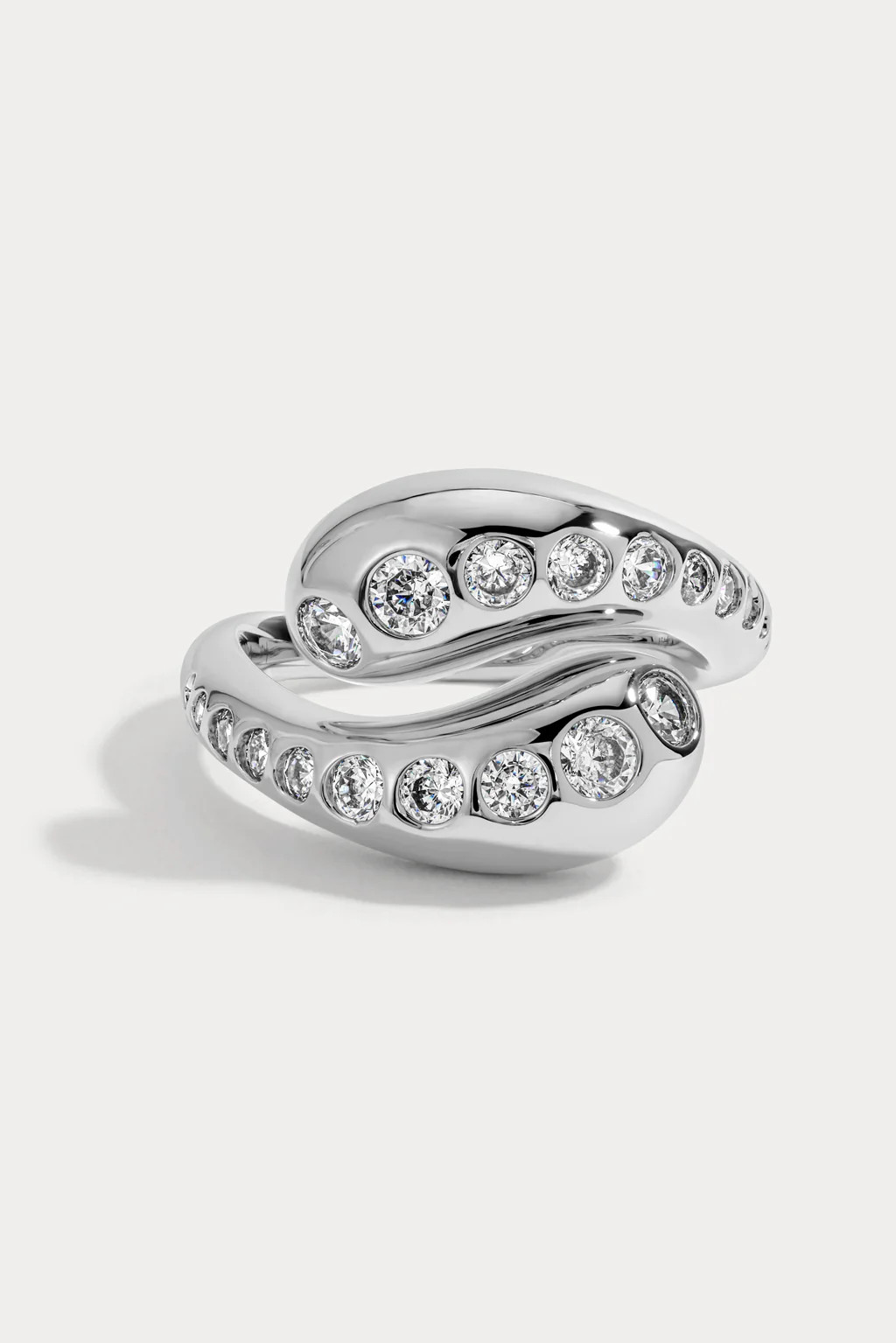 White Cz Adeline Ring | Lili Claspe