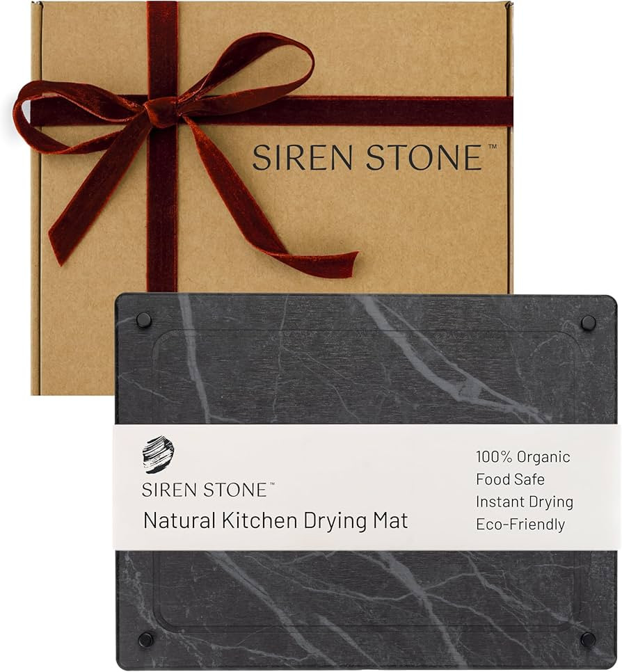 Natural Dish Drying Mat – Eco-Friendly, Rapid-Dry Technology | Modern Design | Non-Toxic | BPA-... | Amazon (US)