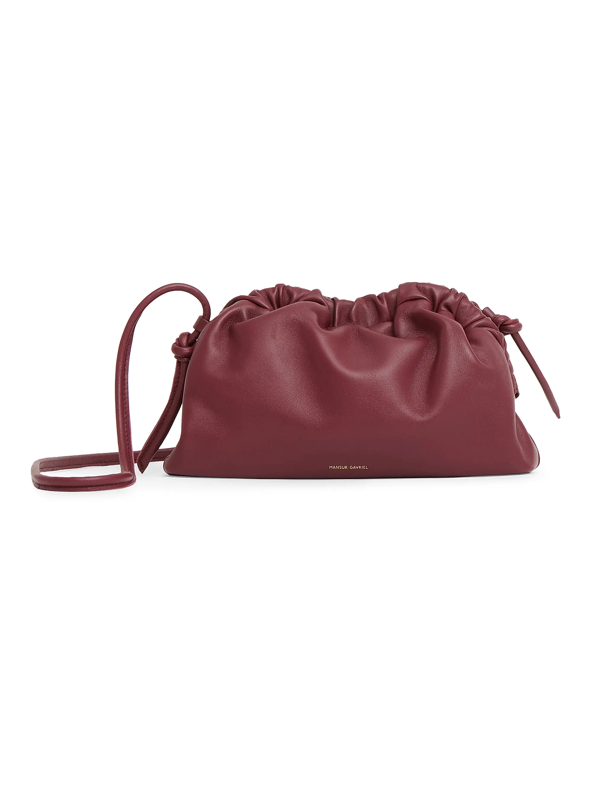 Mansur Gavriel Mini Cloud Leather Clutch | Saks Fifth Avenue | Saks Fifth Avenue