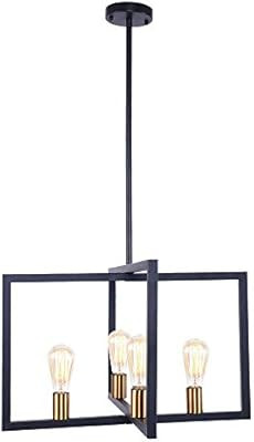 OYIPRO Modern Pendant Light, 4 Lights Industrial Kitchen Island Light Fixture Hanging Ceiling Lam... | Amazon (US)