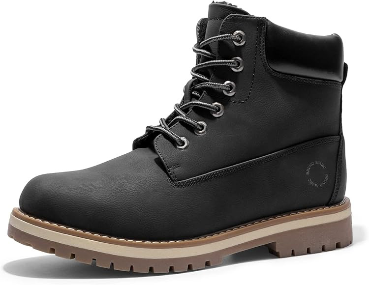 Bruno Marc Men's Winter Snow Boots Waterproof Leather Warm Cold-Weather Ankle Dress Boots | Amazon (CA)
