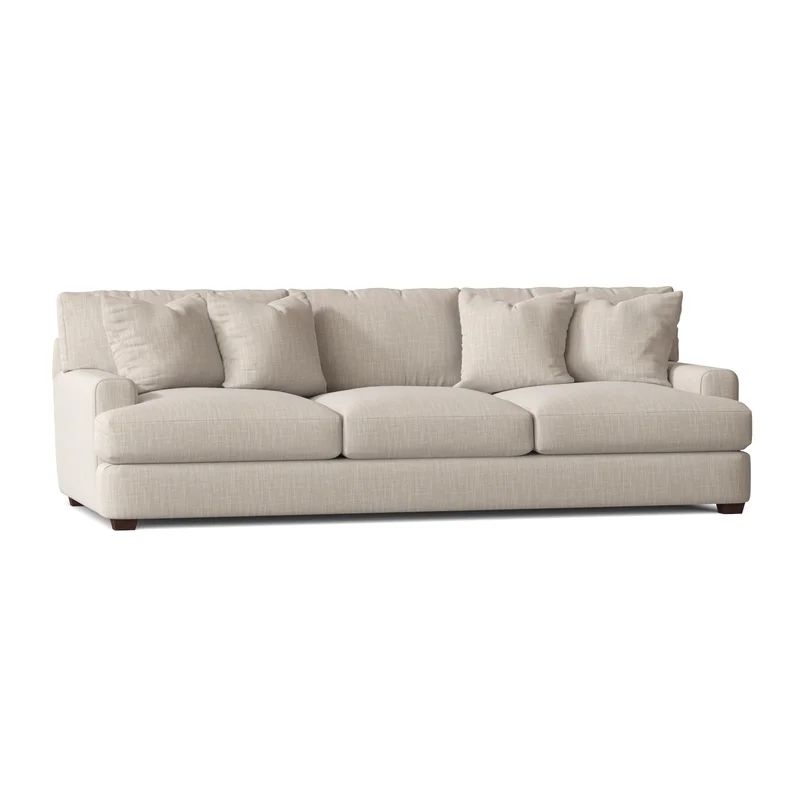 Elisa 90'' Recessed Arm Sofa with Reversible Cushions | Wayfair North America