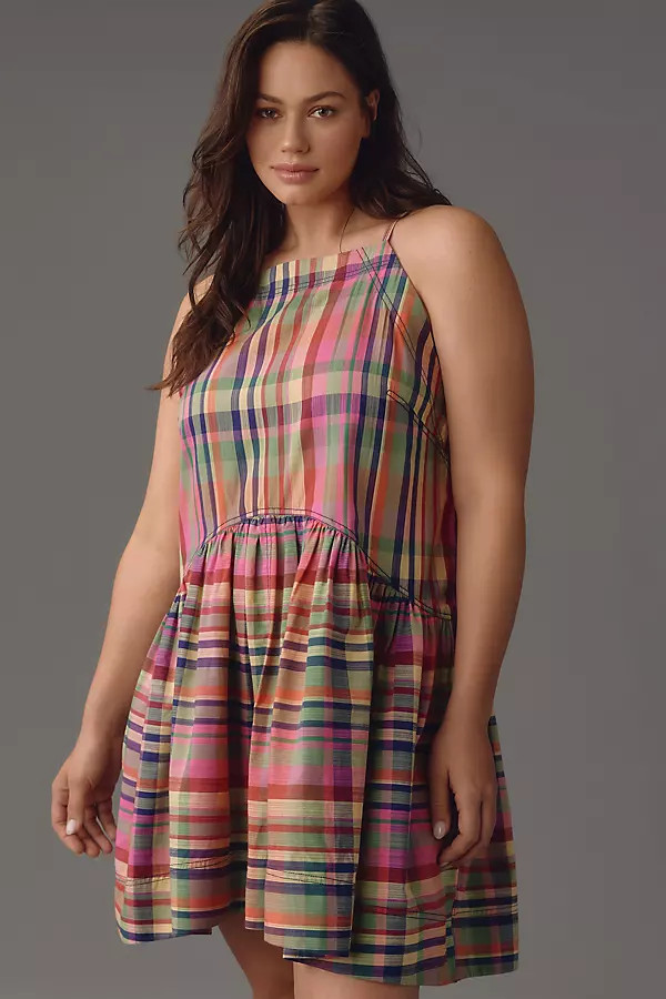 The Kyla Flounce Mini Dress by Pilcrou200b | Anthropologie (US)