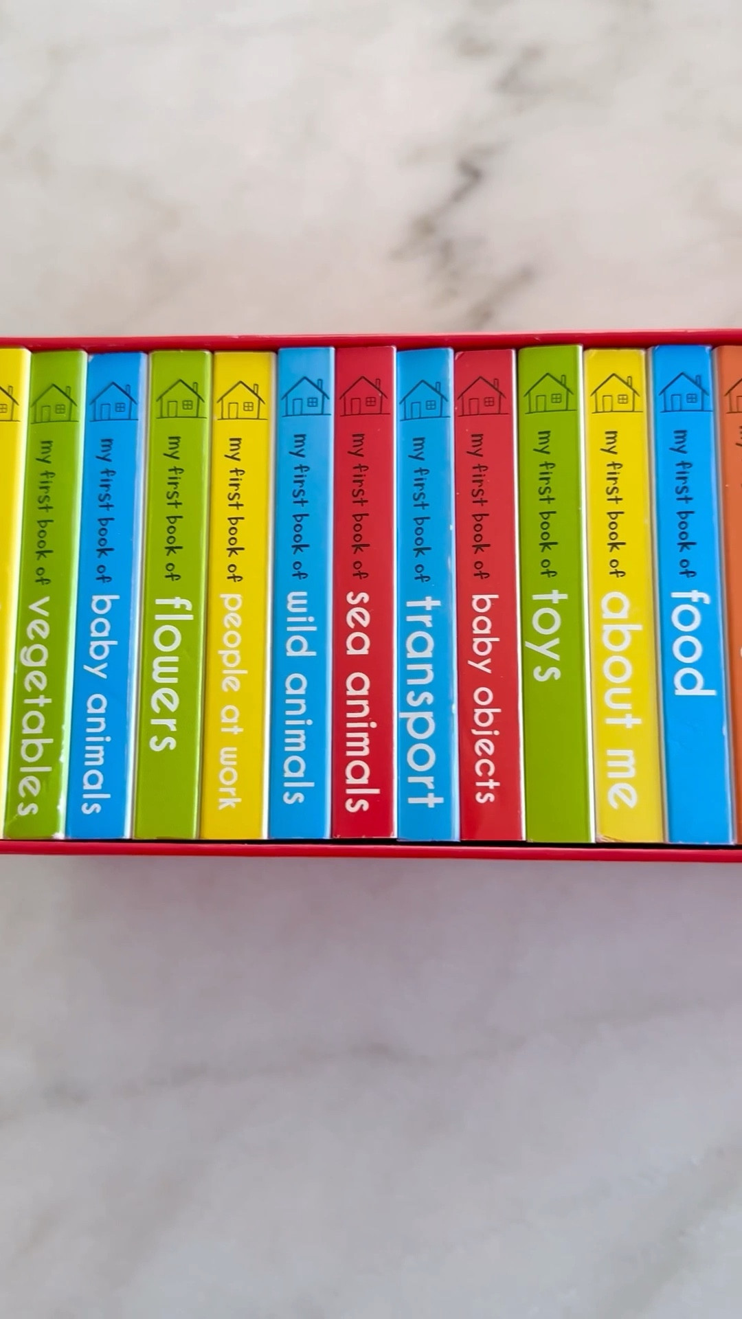 These were a Christmas gift for our baby last year, and they still get read all the time! Our  20-month-old loves this set of 20 baby books! Her older brother was reading them to her today and she was repeating each of the words back! 

She has loved these books since 8 months old when we bought them! They are Montessori-friendly and each page has a picture of the item and the word or words saying what the item is (for example, the books of fruits has picture of an apple and the word “apple” below the picture).

Each book is a small size but has quite a few pages. The small physical size is appealing to babies.

I also linked more Amazon baby and toddler favorites.

baby books, Montessori books, baby book, baby favorite, baby favorite finds, toddler books, toddler favorite

#LTKBaby #LTKFindsUnder50 #LTKKids