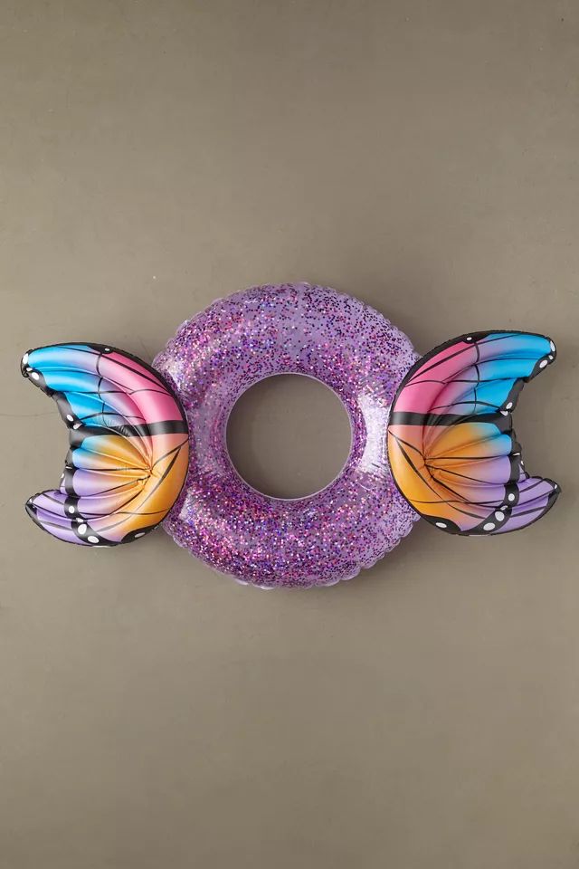 Glitter Butterfly Pool Float | Urban Outfitters (US and RoW)