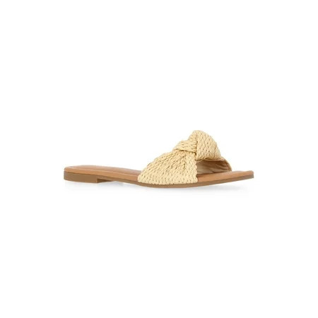 Time and Tru Women's Knot Slide Sandals | Walmart (US)