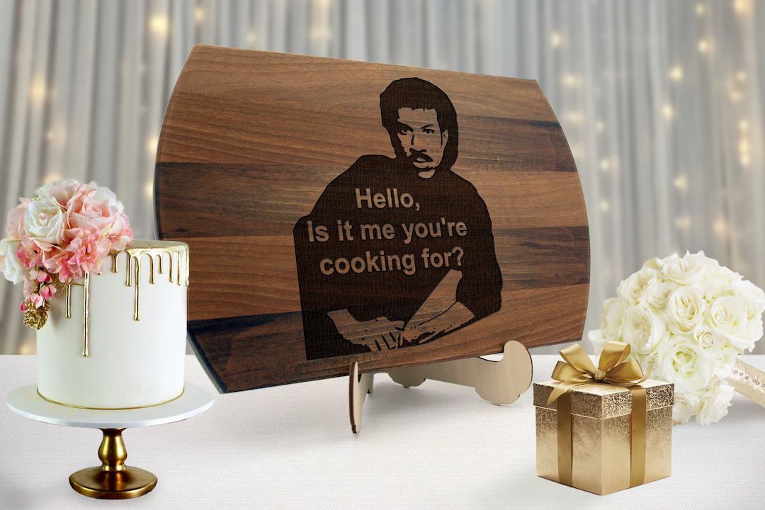 Lionel Richie Hello is It Me You're Cooking For Engraved - Etsy | Etsy (US)
