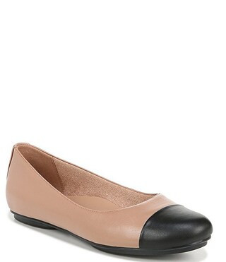 Maxwell Cap Leather Ballet Flats | Dillard's