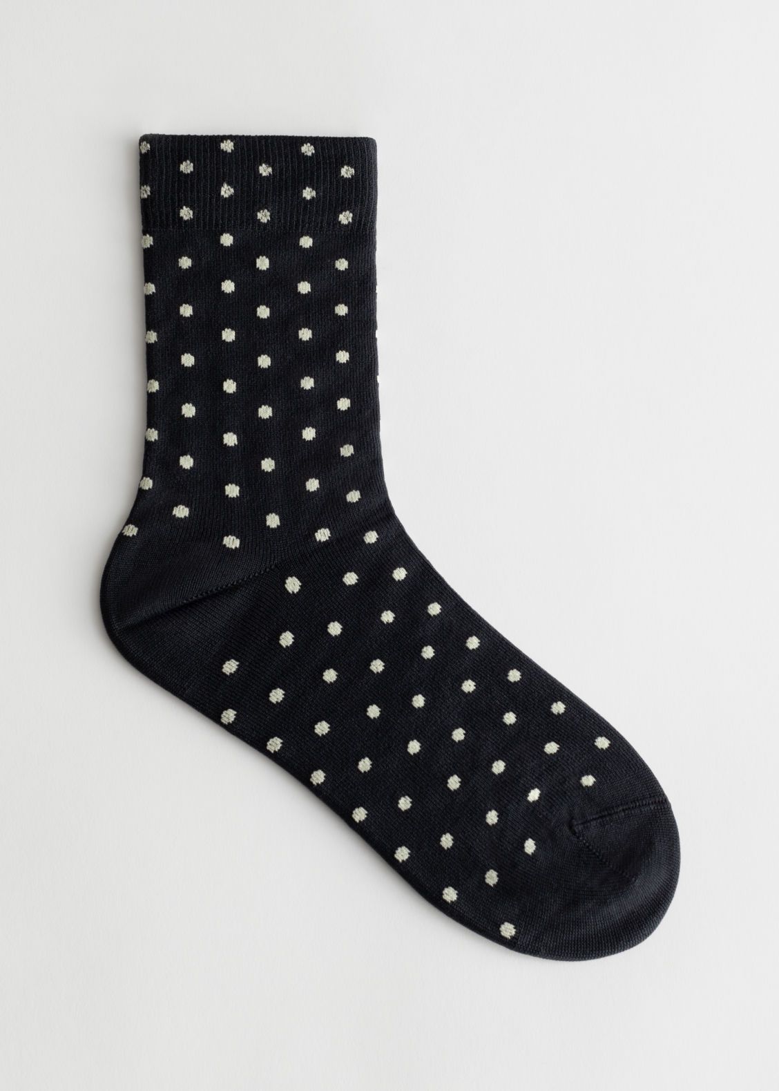 Polka Dot Ankle Socks - Black | & Other Stories (EU + UK)