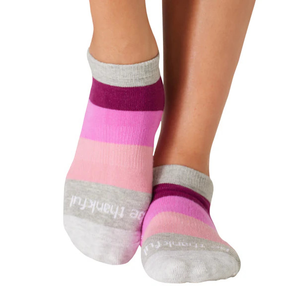 Be Thankful Marlowe Grip Socks (Sunset) | Sticky Be Socks
